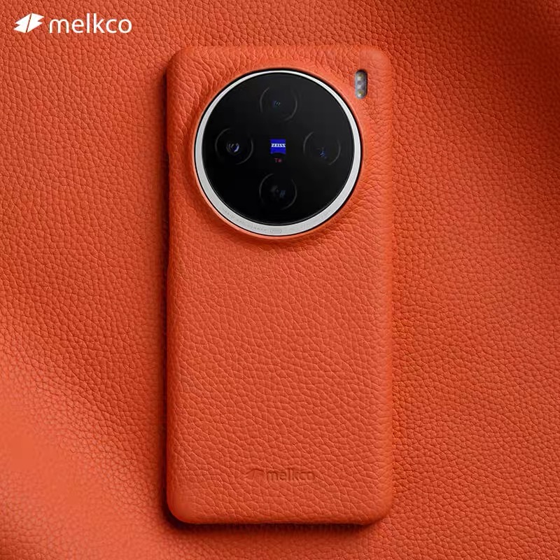 Photography Kit Vivo X300 - حافظة من الجلد الطبيعي الفاخر من