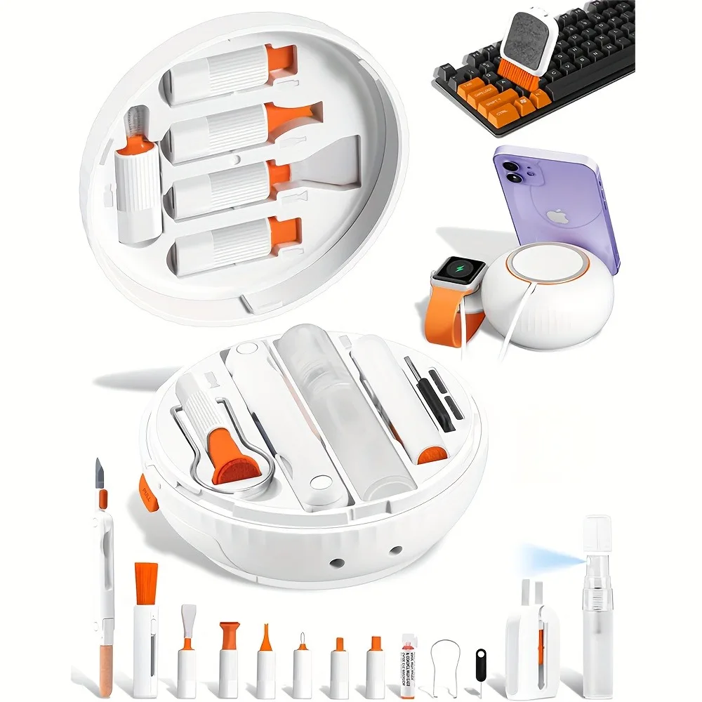 Lens Cleaning Kit - فرشاة تنظيف لجهاز iPhone Airpods، منفذ