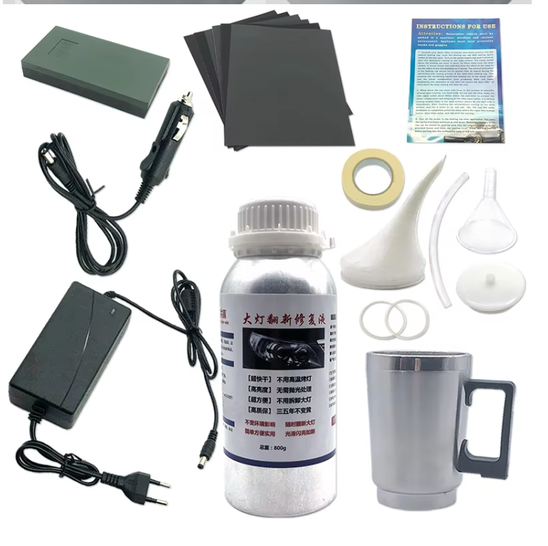 طقم ترميم المصابيح الأمامية لل - مراجعة Lens Cleaning Kit وسعره