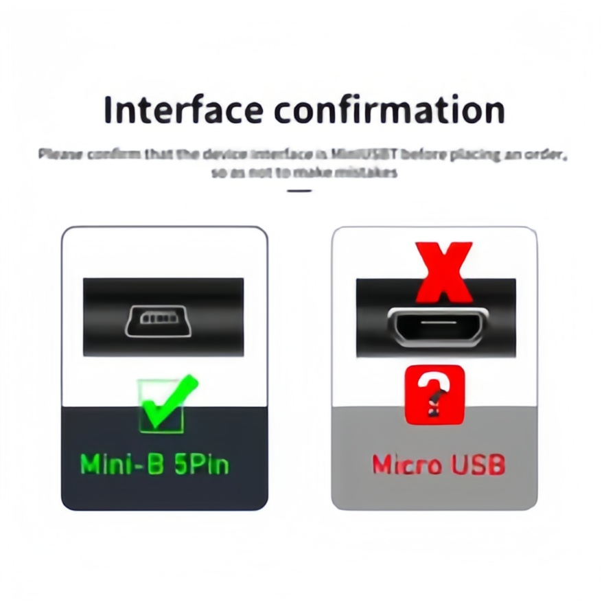 كابل USB C إلى Mini USB قصير - - مراجعة Photograph Mp3 وسعره