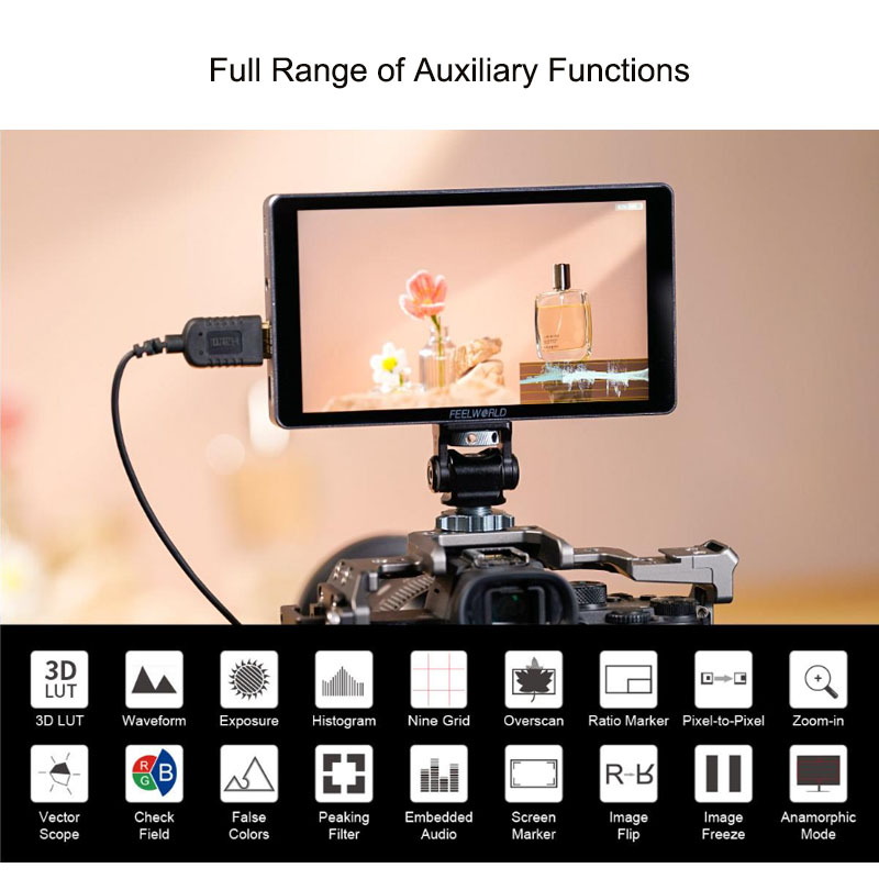 شاشة تصوير FEELWORLD P6XL مقاس - مراجعة Photography Uk وسعره
