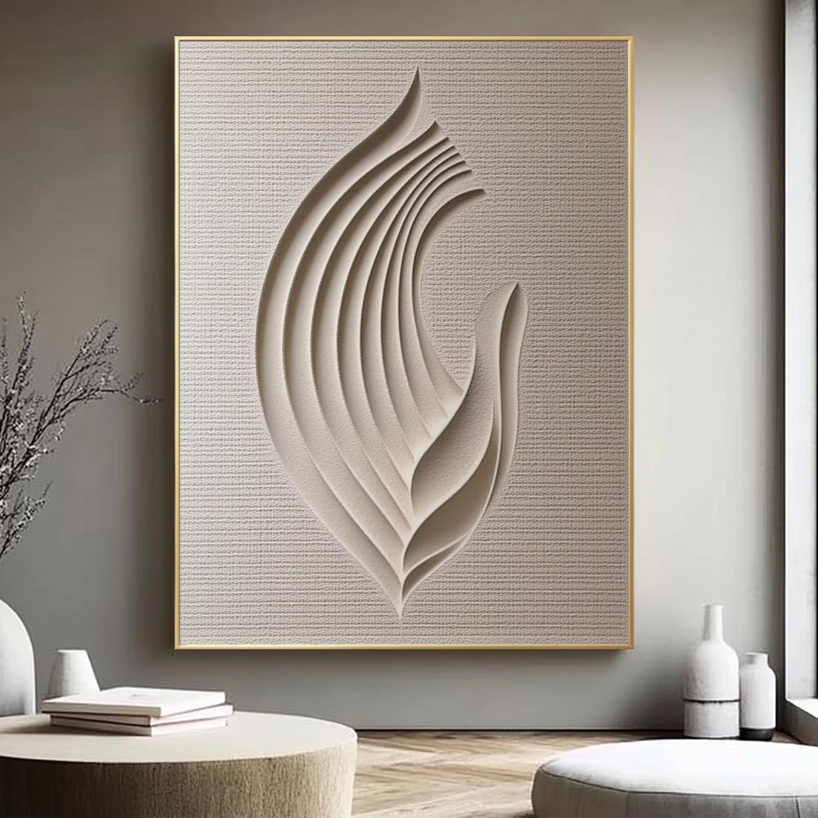لوحة فنية تجريدية ثلاثية الأبع - مراجعة Photography Geometry وسعره