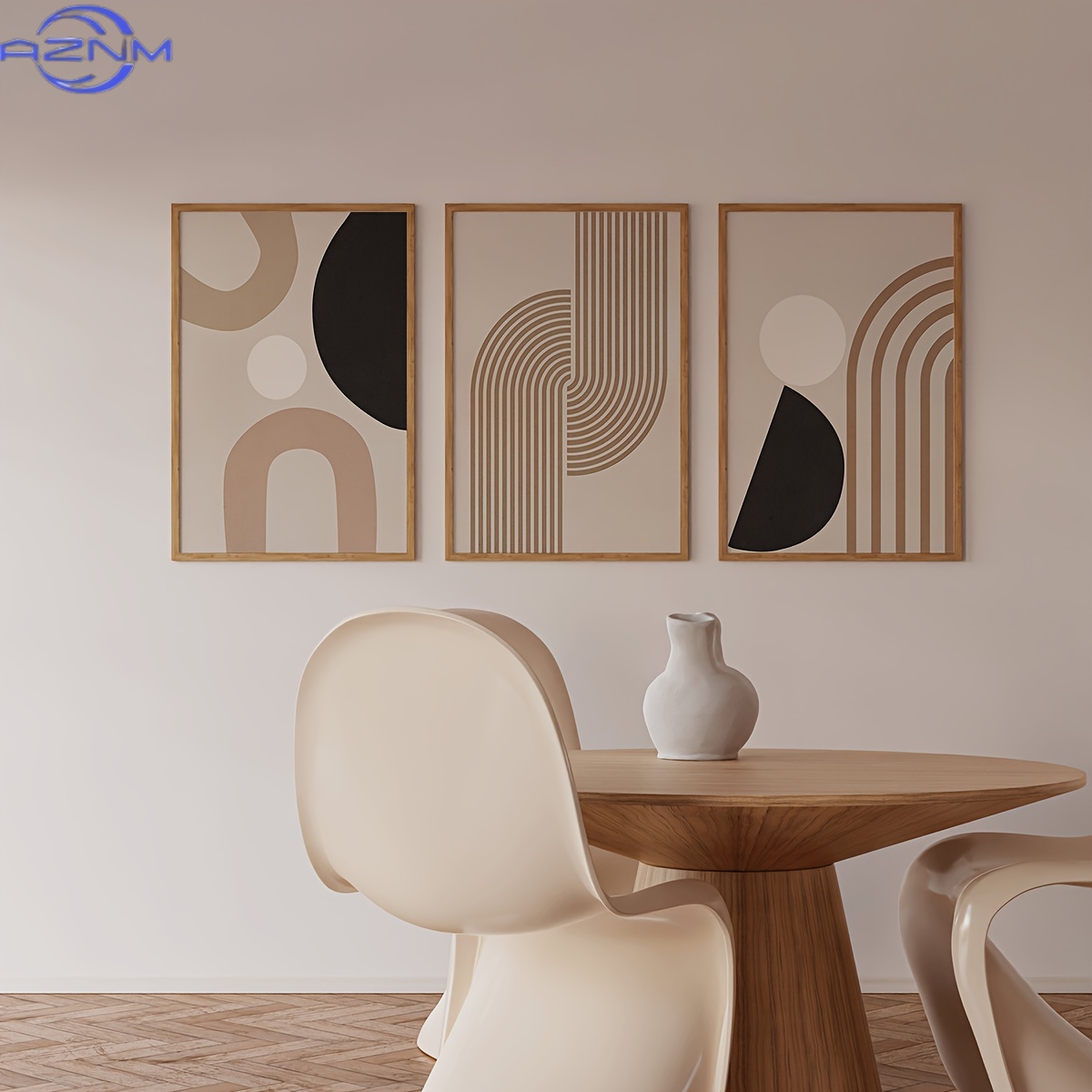 3 قطع من اللوحات الفنية الحديث - مراجعة Photography Geometry وسعره