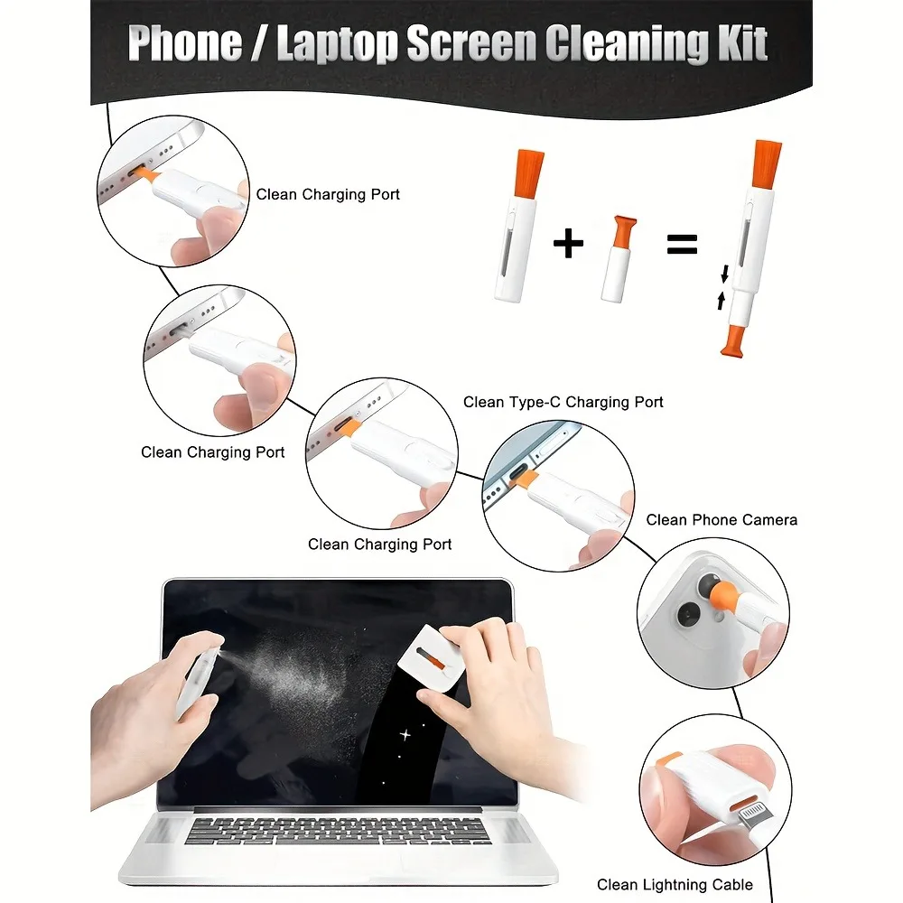 فرشاة تنظيف لجهاز iPhone Airpo - مراجعة Lens Cleaning Kit وسعره